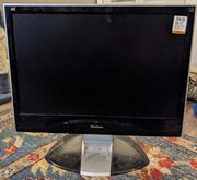 Cheap monitor from Goodwill I've had in my closet for 5 years